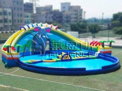 大象滑梯充氣水樂園戲水娛樂設備